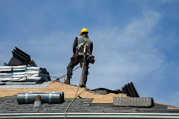 Professional Roofing technician working in Ipswich, MA